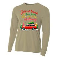 Jolliest Bunch Of Teachers This Side Of The Hallway Xmas Cooling Performance Long Sleeve Crew