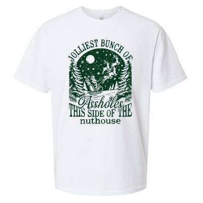 Jolliest Bunch Of Assholes This Side Of The Nuthouse Sueded Cloud Jersey T-Shirt