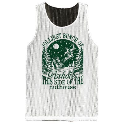 Jolliest Bunch Of Assholes This Side Of The Nuthouse Mesh Reversible Basketball Jersey Tank