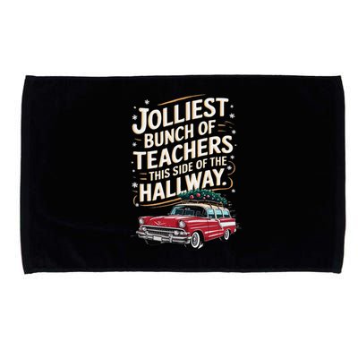 Jolliest Bunch Of Teachers This Side Of The Hallway Microfiber Hand Towel