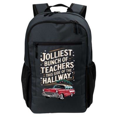 Jolliest Bunch Of Teachers This Side Of The Hallway Daily Commute Backpack