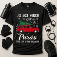 Jolliest Bunch Of Paras This Side Of The Hallway Xmas Cooling Performance Crew T-Shirt