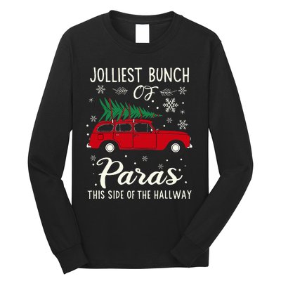 Jolliest Bunch Of Paras This Side Of The Hallway Xmas Long Sleeve Shirt