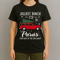 Jolliest Bunch Of Paras This Side Of The Hallway Xmas T-Shirt