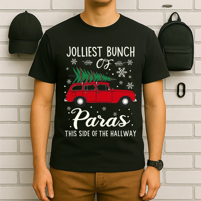 Jolliest Bunch Of Paras This Side Of The Hallway Xmas T-Shirt