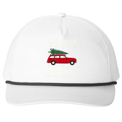 Jolliest Bunch Of Paras This Side Of The Hallway Xmas Snapback Five-Panel Rope Hat