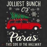 Jolliest Bunch Of Paras This Side Of The Hallway Xmas 11oz C Handle Ceramic Mug