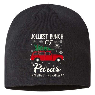 Jolliest Bunch Of Paras This Side Of The Hallway Xmas Sustainable Beanie