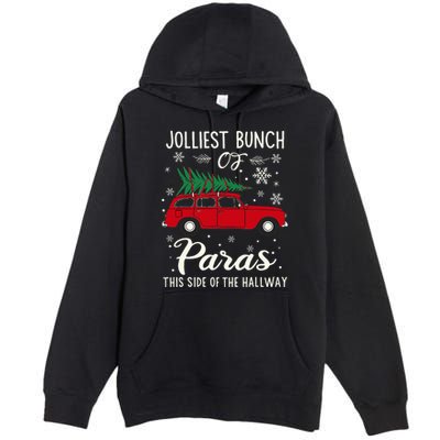 Jolliest Bunch Of Paras This Side Of The Hallway Xmas Premium Pullover Hoodie