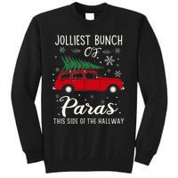 Jolliest Bunch Of Paras This Side Of The Hallway Xmas Tall Sweatshirt