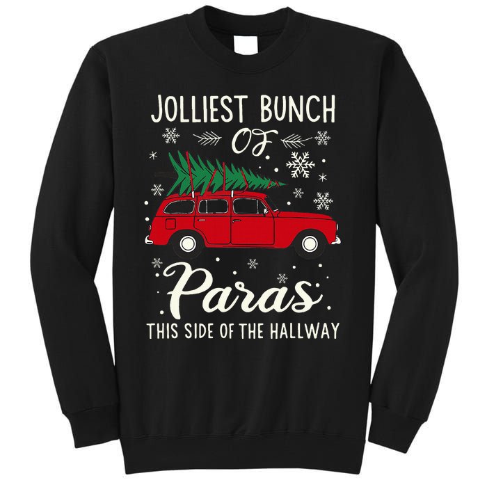 Jolliest Bunch Of Paras This Side Of The Hallway Xmas Tall Sweatshirt