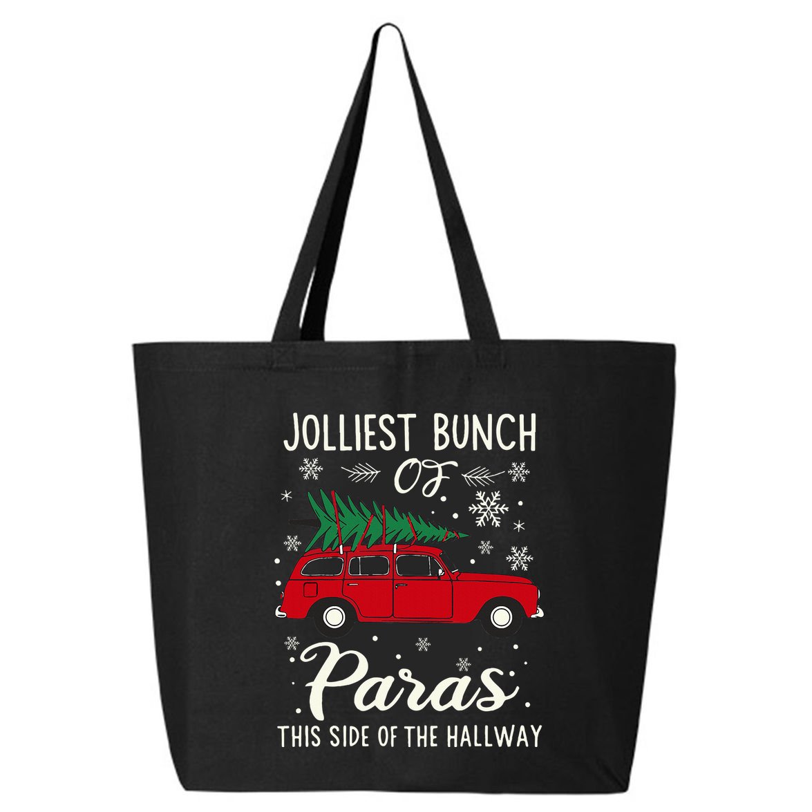 Jolliest Bunch Of Paras This Side Of The Hallway Xmas 25L Jumbo Tote