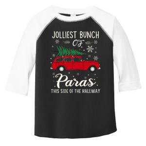 Jolliest Bunch Of Paras This Side Of The Hallway Xmas Toddler Fine Jersey T-Shirt