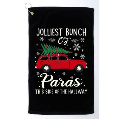 Jolliest Bunch Of Paras This Side Of The Hallway Xmas Golf Towel