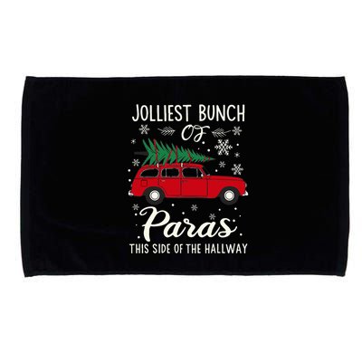 Jolliest Bunch Of Paras This Side Of The Hallway Xmas Microfiber Hand Towel