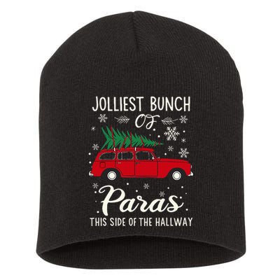 Jolliest Bunch Of Paras This Side Of The Hallway Xmas Short Acrylic Beanie