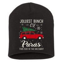 Jolliest Bunch Of Paras This Side Of The Hallway Xmas Short Acrylic Beanie