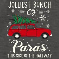 Jolliest Bunch Of Paras This Side Of The Hallway Xmas Vector Backpack