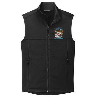 Jolliest Bunch Of 1st Grade Teachers This Side Of Playground Collective Smooth Fleece Vest