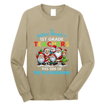 Jolliest Bunch Of 1st Grade Teachers This Side Of Playground Long Sleeve Shirt