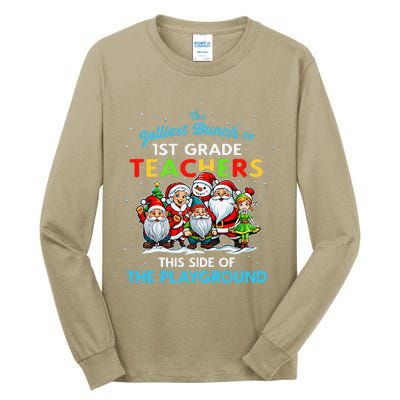 Jolliest Bunch Of 1st Grade Teachers This Side Of Playground Tall Long Sleeve T-Shirt