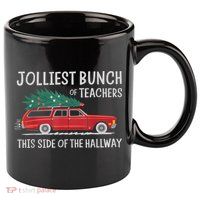 Jolliest Bunch Of Teachers This Side Of The Hallway 11oz C Handle Ceramic Mug
