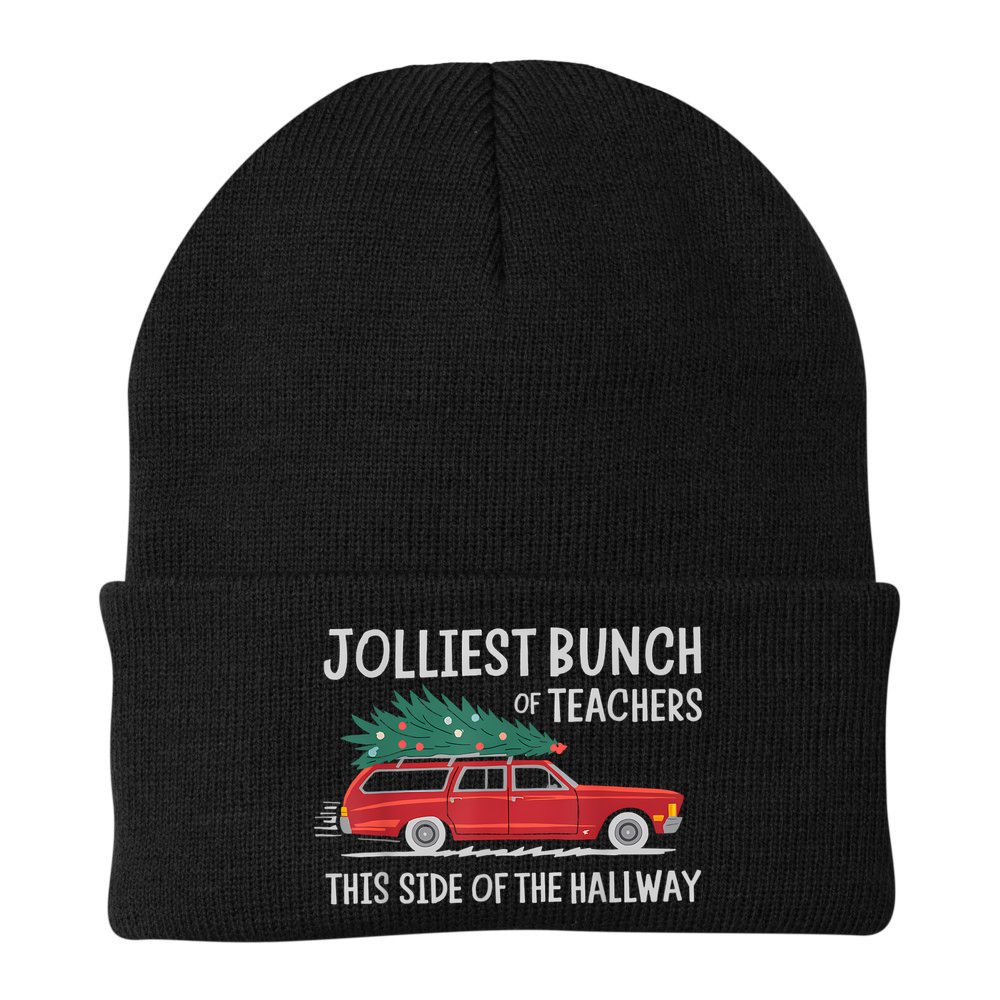 Jolliest Bunch Of Teachers This Side Of The Hallway Beanie