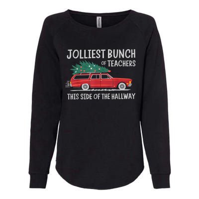 Jolliest Bunch Of Teachers This Side Of The Hallway Womens California Wash Sweatshirt