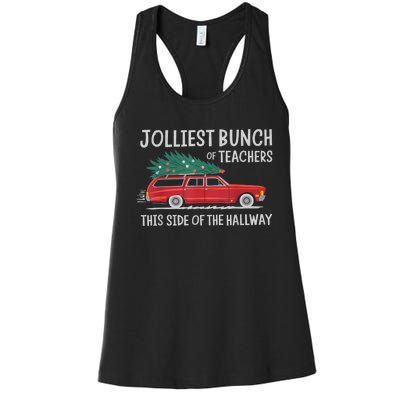 Jolliest Bunch Of Teachers This Side Of The Hallway Women's Racerback Tank