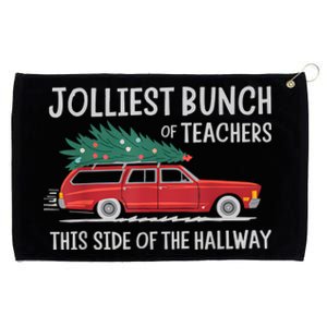 Jolliest Bunch Of Teachers This Side Of The Hallway Grommeted Golf Towel