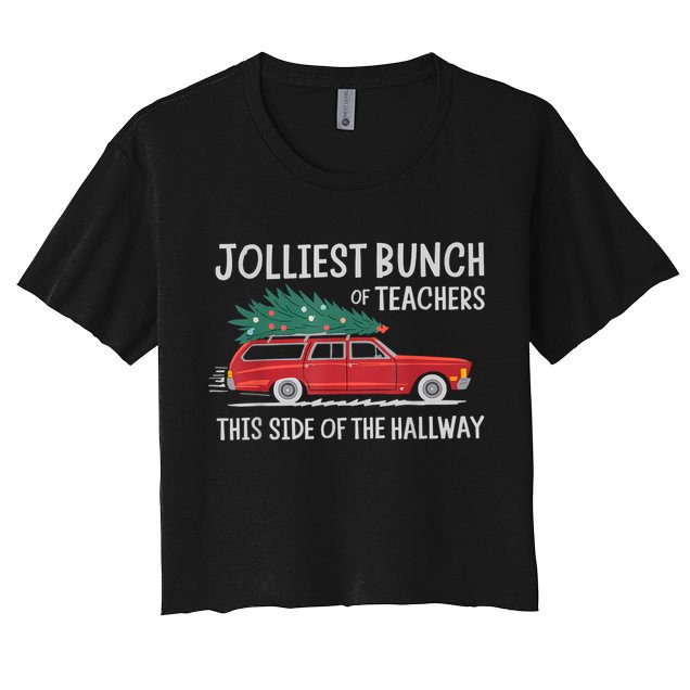 Jolliest Bunch Of Teachers This Side Of The Hallway Crop Top
