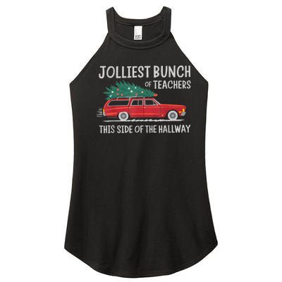 Jolliest Bunch Of Teachers This Side Of The Hallway Women's Perfect Tri Rocker Tank