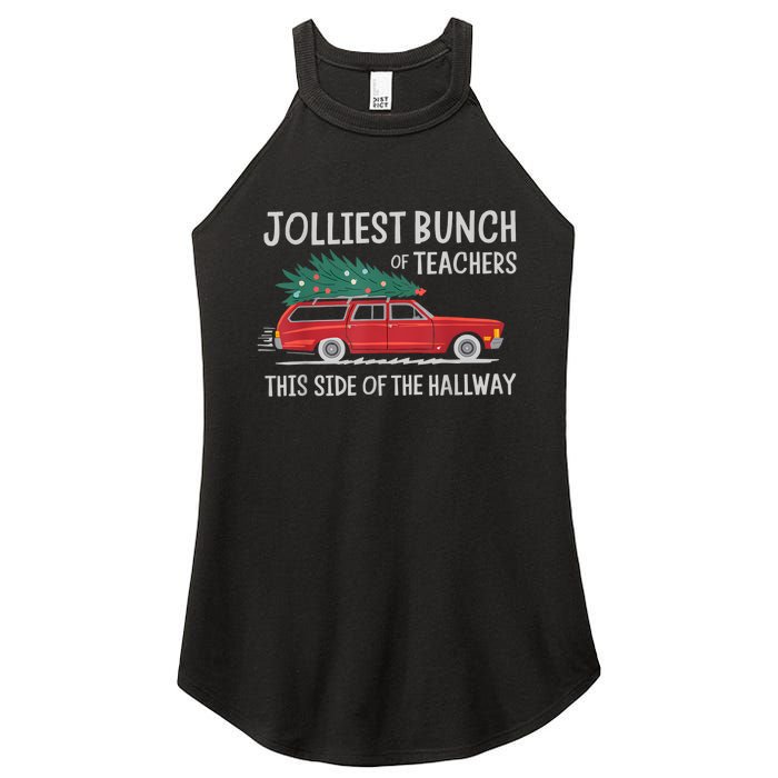 Jolliest Bunch Of Teachers This Side Of The Hallway Women's Perfect Tri Rocker Tank