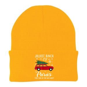 Jolliest Bunch Of Paras This Side Of The Hallway Xmas Knit Cap Winter Beanie