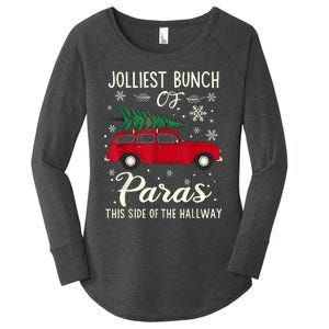 Jolliest Bunch Of Paras This Side Of The Hallway Xmas Women's Perfect Tri Tunic Long Sleeve Shirt