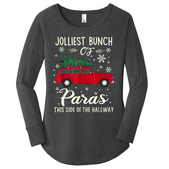 Jolliest Bunch Of Paras This Side Of The Hallway Xmas Women's Perfect Tri Tunic Long Sleeve Shirt