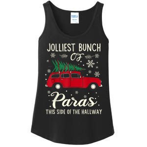 Jolliest Bunch Of Paras This Side Of The Hallway Xmas Ladies Essential Tank