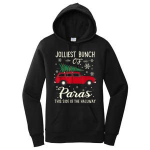 Jolliest Bunch Of Paras This Side Of The Hallway Xmas Women's Pullover Hoodie