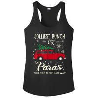 Jolliest Bunch Of Paras This Side Of The Hallway Xmas Ladies PosiCharge Competitor Racerback Tank