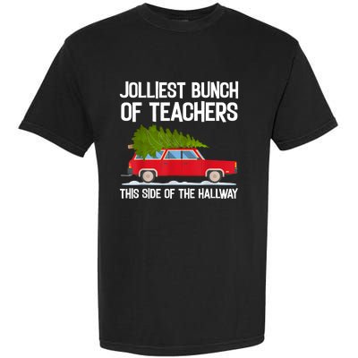 Jolliest Bunch Of Teachers This Side Of The Hallway Garment-Dyed Heavyweight T-Shirt