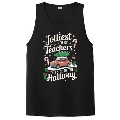 Jolliest Bunch Of Teachers This Side Of The Hallway Xmas Gift PosiCharge Competitor Tank