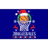 Jingleballs Basketball Player Merry Xmas Christmas Day Gift Bumper Sticker