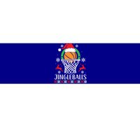 Jingleballs Basketball Player Merry Xmas Christmas Day Gift Bumper Sticker