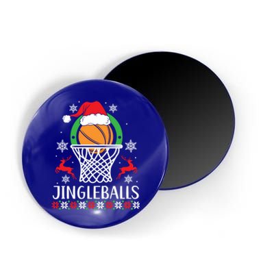 Jingleballs Basketball Player Merry Xmas Christmas Day Gift Magnet