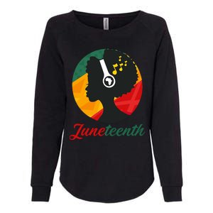 Juneteenth Black Pride Music Womens California Wash Sweatshirt