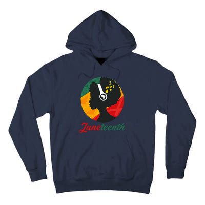 Juneteenth Black Pride Music Tall Hoodie