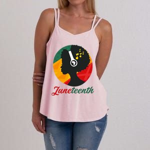 Juneteenth Black Pride Music Women's Strappy Tank