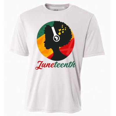 Juneteenth Black Pride Music Cooling Performance Crew T-Shirt