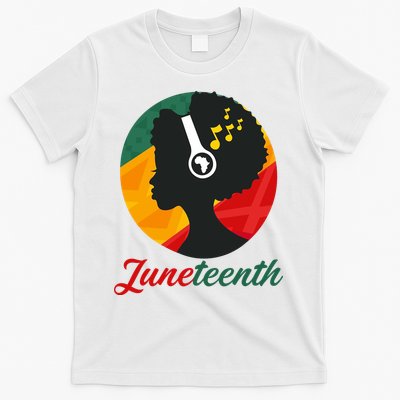Juneteenth Black Pride Music T-Shirt