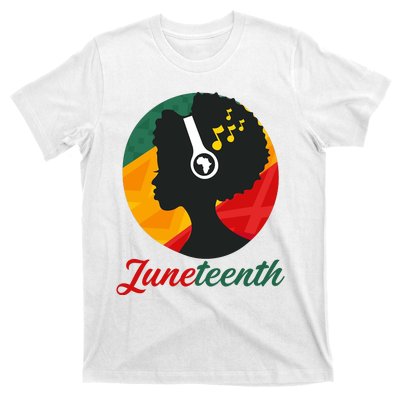 Juneteenth Black Pride Music T-Shirt